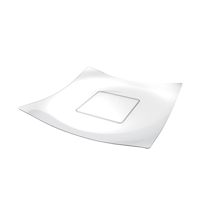 Mini Bandeja Degustación Sfera PS Cristal 13x13cm (24 Uds) Mini Bandeja Degustación Sfera PS Cristal 13x13cm (24 Uds)