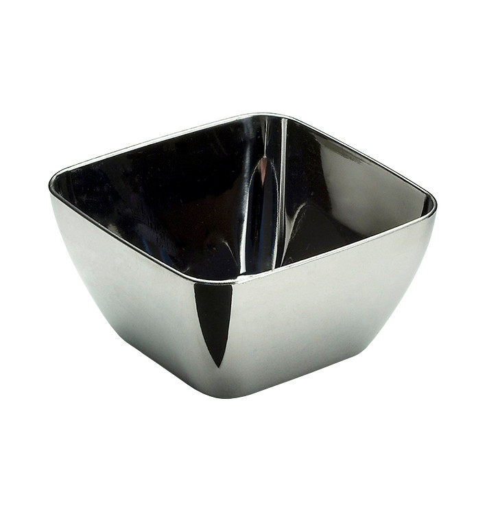 Bol de Plastico Degustacion Plata 5x5x3 cm 75ml (20 Uds) Bol de Plastico Degustacion Plata 5x5x3 cm 75ml (20 Uds)