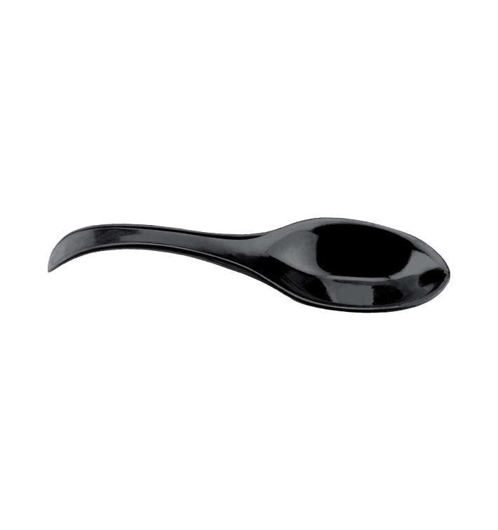 Cuchara Degustacion Single-Dose Negro 120mm (30 Uds) Cuchara Degustacion Single-Dose Negro 120mm (30 Uds)