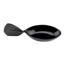 Cuchara Degustacion Fish Negro 120mm (30 Uds)