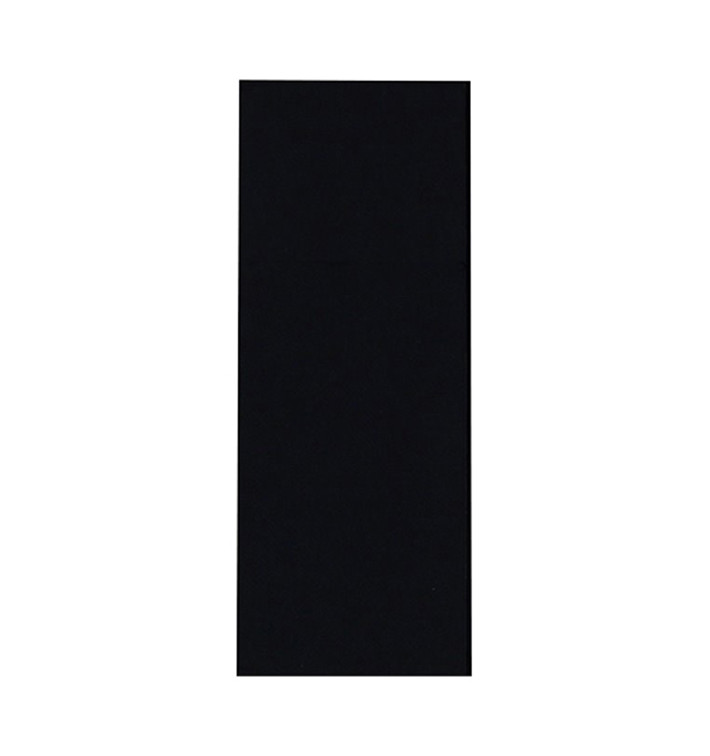 Servilleta Portacubiertos de Papel Negro 30x40cm (30 Uds) Servilleta Portacubiertos de Papel Negro 30x40cm (30 Uds)