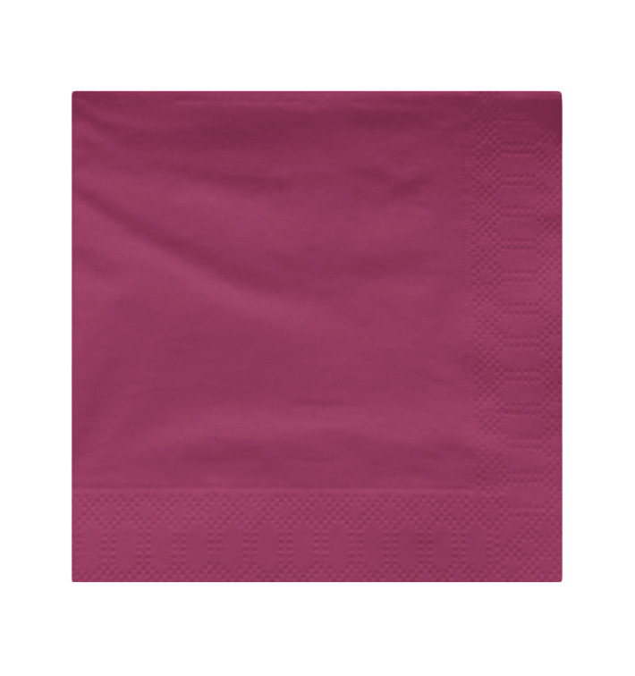 Servilleta Papel Cenefa 20x20 2C Fucsia (100 Uds) Servilleta Papel Cenefa 20x20 2C Fucsia (100 Uds)