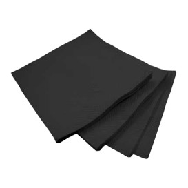 Servilleta de Papel Micropunto 20x20cm 2C Negra (100 Uds)