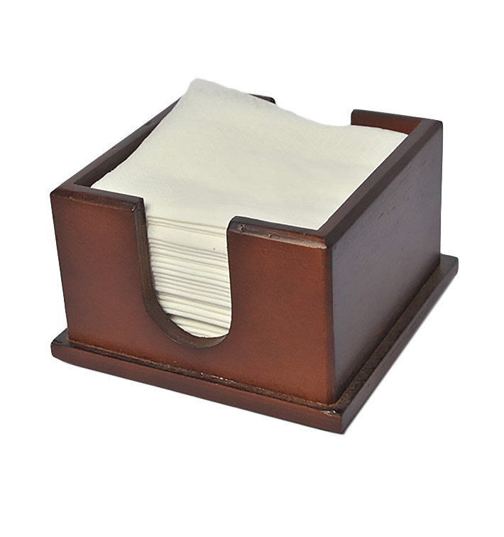 Servilletero para Cocktail de Madera (1 Ud) Servilletero para Cocktail de Madera (1 Ud)