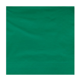 Servilleta de Papel Cenefa 25x25cm 2C Verde (200 Uds)