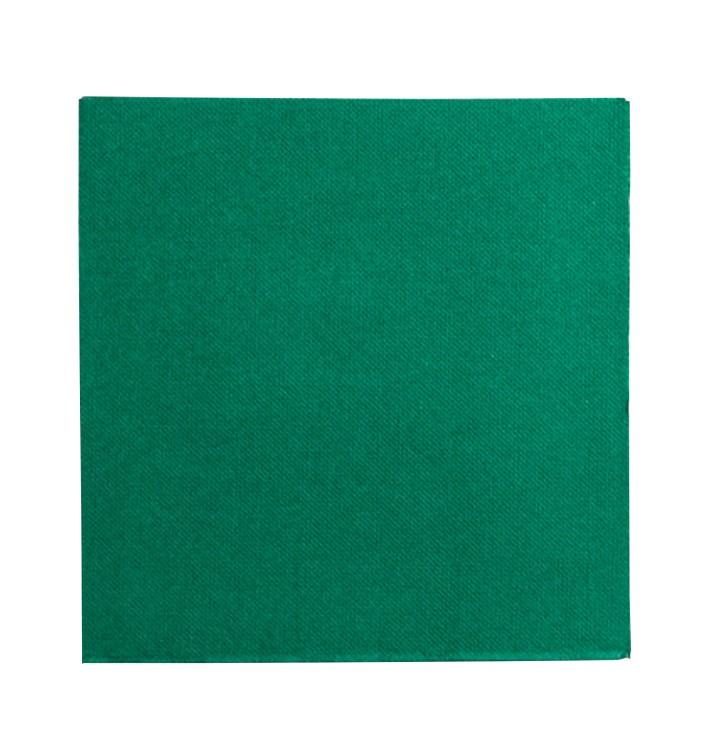 Servilleta Papel Punta Punta 25x25cm Verde (50 Uds)