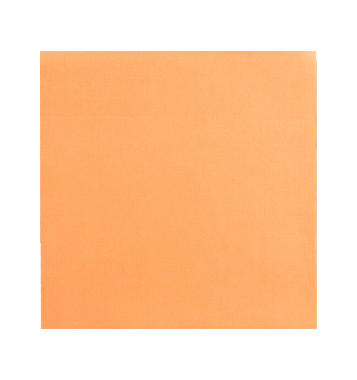 Servilleta de Papel Punta Punta 25x25cm Salmón (50 Uds)