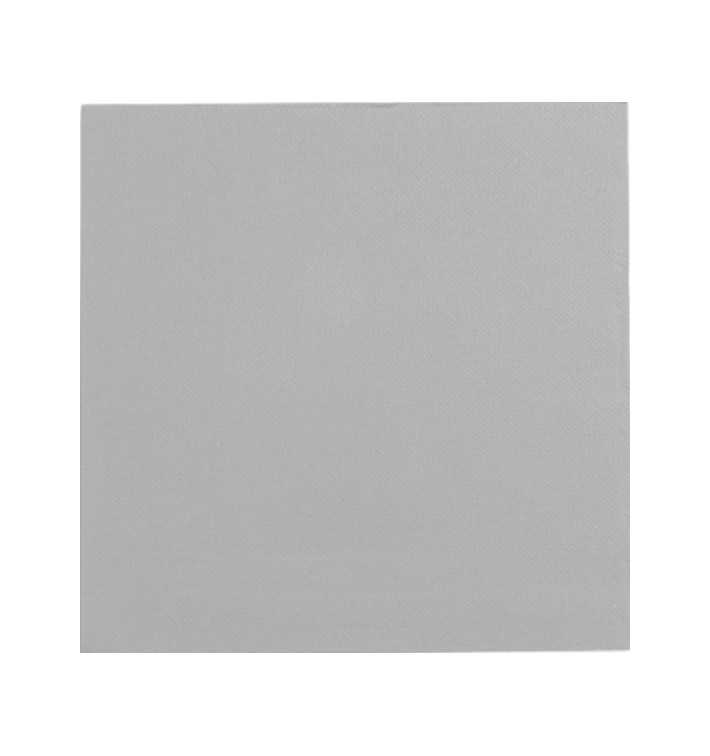 Servilleta Papel Punta Punta 25x25cm Gris (50 Uds)