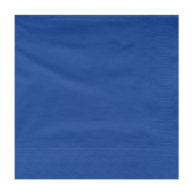 Servilleta de Papel Cenefa 30x30cm Azul 2 Capas (100 Uds)