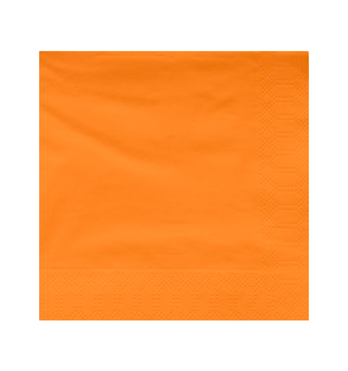 Servilleta Papel Cenefa Naranja 40x40cm (50 Uds) Servilleta Papel Cenefa Naranja 40x40cm (50 Uds)