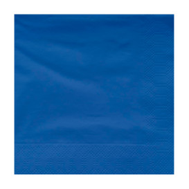 Servilleta Papel Cenefa Azul 40x40cm (50 Uds)