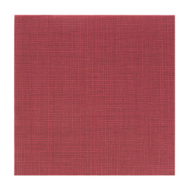 Servilleta Papel 40x40cm "Entre Lineas" Burdeos Punta-Punta (50 Uds)
