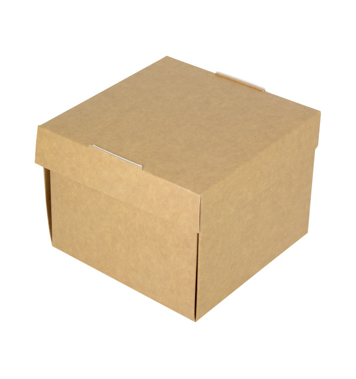 Caja Hamburguesa Gourmet Kraft 13x13x10cm (150 Uds) Caja Hamburguesa Gourmet Kraft 13x13x10cm (150 Uds)