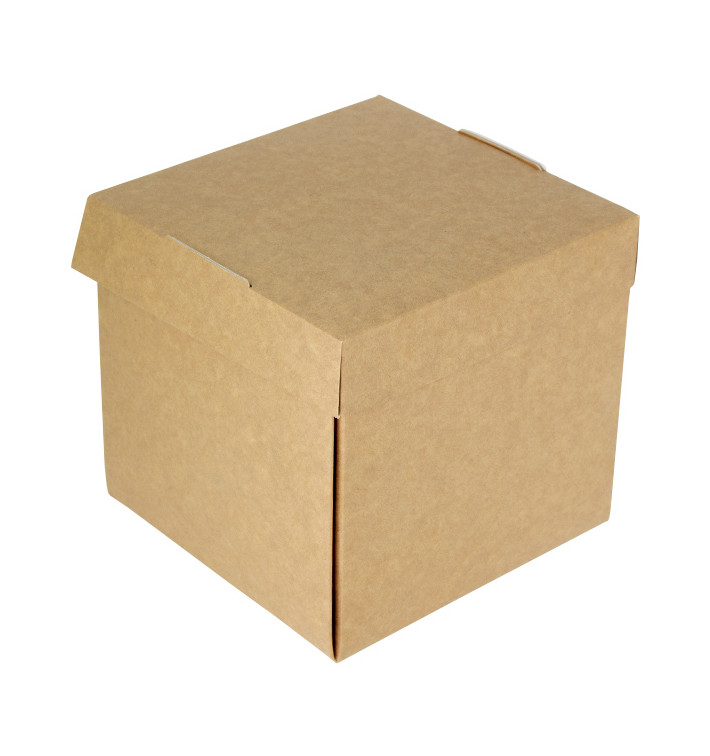 Caja Hamburguesa Gourmet Kraft 13x13x13cm (150 Uds) Caja Hamburguesa Gourmet Kraft 13x13x13cm (150 Uds)