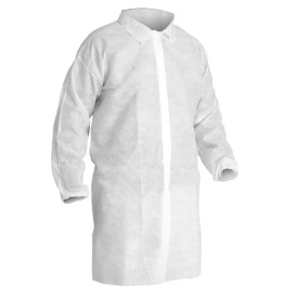 Bata Visita TST PP con Velcro y Sin Bolsillo Blanco XL 25gr (1 Ud)