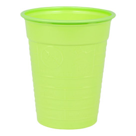 Vaso de Plastico PS Verde Lima 200ml Ø7cm (50 Uds)