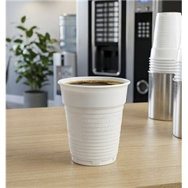 Vaso de Plastico PS Vending Blanco 166ml Ø7,0cm (100 Uds)