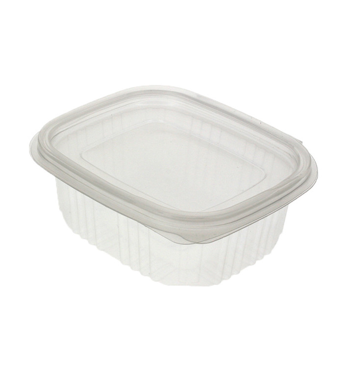Tarrina Tapa Bisagra PP 250ml Microondas (50 Uds) Tarrina Tapa Bisagra PP 250ml Microondas (50 Uds)