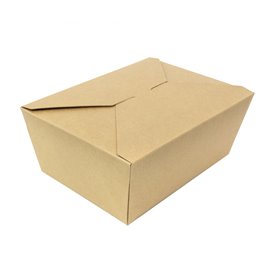 Caja Carton Americana Natural 21,7x21,7x6cm 2910ml (140 Uds)