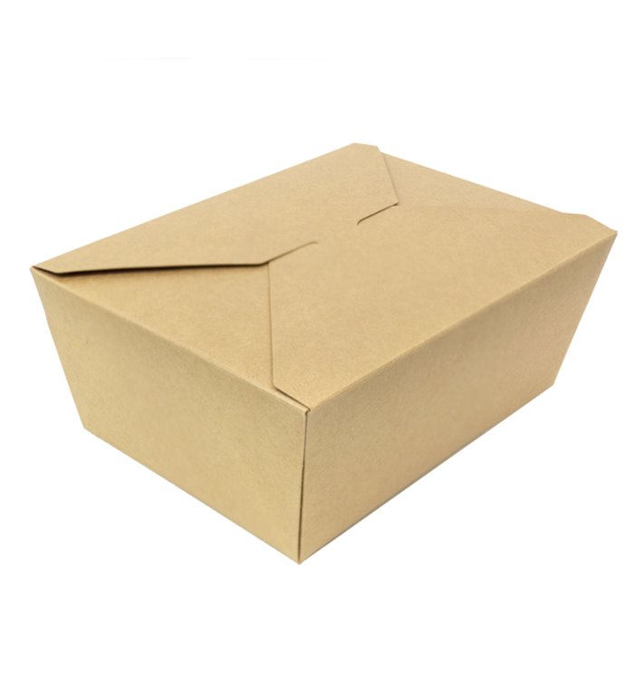 Caja Carton Americana Natural 21,7x21,7x6cm 2910ml (140 Uds)