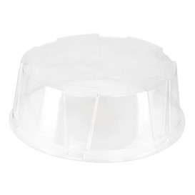 Tapa para Envase Tarta APET Transparente Ø24x8cm (10 Uds)