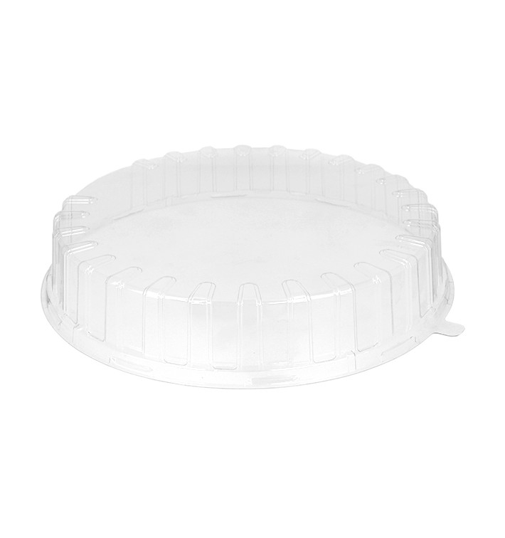 Tapa para Envase Tarta APET Transparente Ø31x6cm (90 Uds) Tapa para Envase Tarta APET Transparente Ø31x6cm (90 Uds)