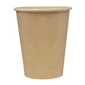 Vaso Cartón 7Oz/210ml Marrón Ø7,2cm (100 Uds)