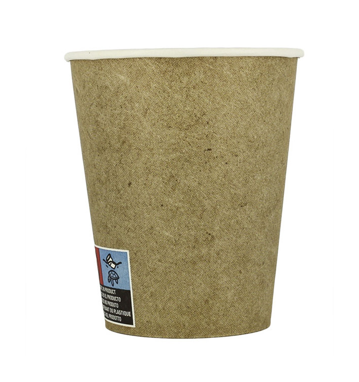 Vaso Cartón 6Oz/180ml Kraft Ø7,0cm (100 Uds) Vaso Cartón 6Oz/180ml Kraft Ø7,0cm (100 Uds)