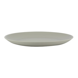 Plato Reutilizable Durable PP Mineral Gris Ø23,5cm (6 Uds)
