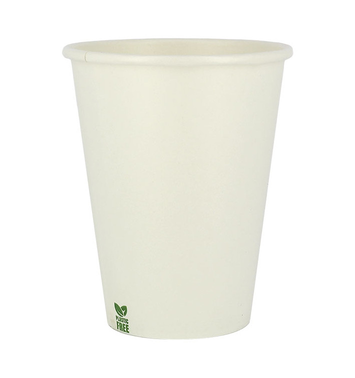 Vaso Cartón Plastic Free 14 Oz/420ml Blanco Ø9cm (50 Uds) Vaso Cartón Plastic Free 14 Oz/420ml Blanco Ø9cm (50 Uds)