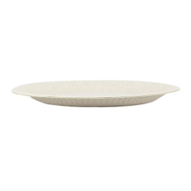 Plato de Papel Blanco Biodegradable Ø18 cm (100 Uds)