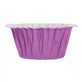Cápsulas para Cupcakes 4,9x3,8x7,5cm Violeta (500 Uds)