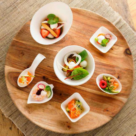 Mini Bol Caña de Azúcar Redondo Blanco 200ml (500 Uds)