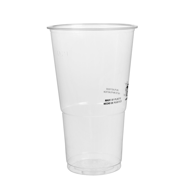 Vaso de Plastico PP Transparente 250 ml (100 Unidades) Vaso de Plastico PP Transparente 250 ml (100 Unidades)
