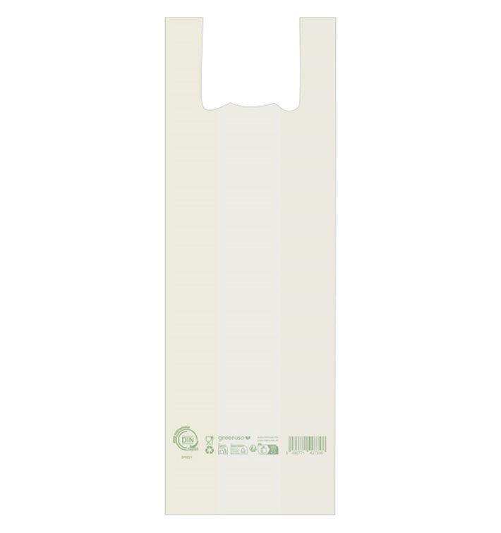 Bolsa Camiseta para pan Translúcida 30x60cm G56 (2.000 Uds)