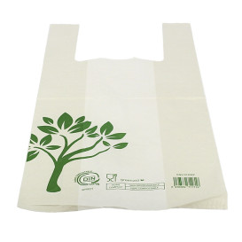 Bolsa Camiseta Home Compost “Be Eco!” 35x45cm (100 Uds)