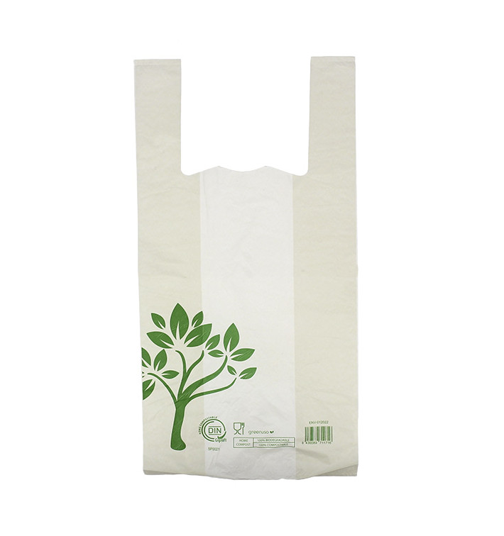 Bolsa Camiseta Home Compost “Be Eco!” 35x45cm (100 Uds)