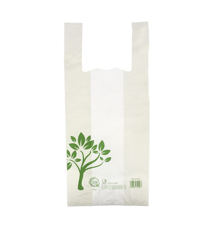 Bolsa Camiseta Home Compost “Be Eco!” 35x50cm (100 Uds)