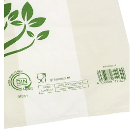 Bolsa Camiseta Home Compost “Be Eco!” 50x60cm (100 Uds)