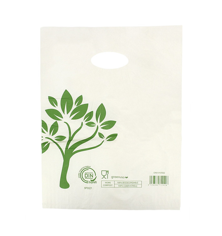 Bolsa Asa Troquelada Home Compost “Be Eco!” 30x40cm (100 Uds) Bolsa Asa Troquelada Home Compost “Be Eco!” 30x40cm (100 Uds)