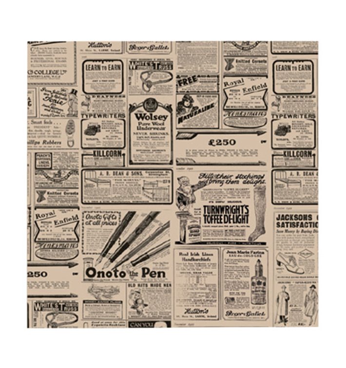 Envuelta Antigrasa Times Kraft 31x31cm (1000 Unidades) Envuelta Antigrasa Times Kraft 31x31cm (1000 Unidades)