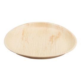 Plato Redondo Hoja de Palma 25,0 cm (25 Uds)
