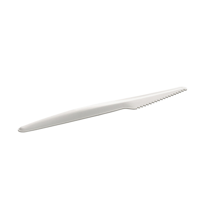 Cuchillo de Papel Blanco 17cm (50 Uds) Cuchillo de Papel Blanco 17cm (50 Uds)