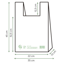 Bolsa Camiseta Home Compost “Classic” 35x45cm (100 Uds)