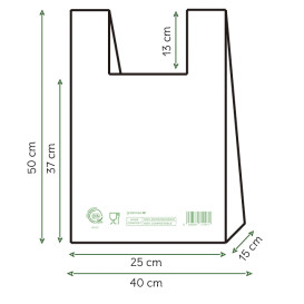 Bolsa Camiseta Home Compost “Classic” 40x50cm (100 Uds)