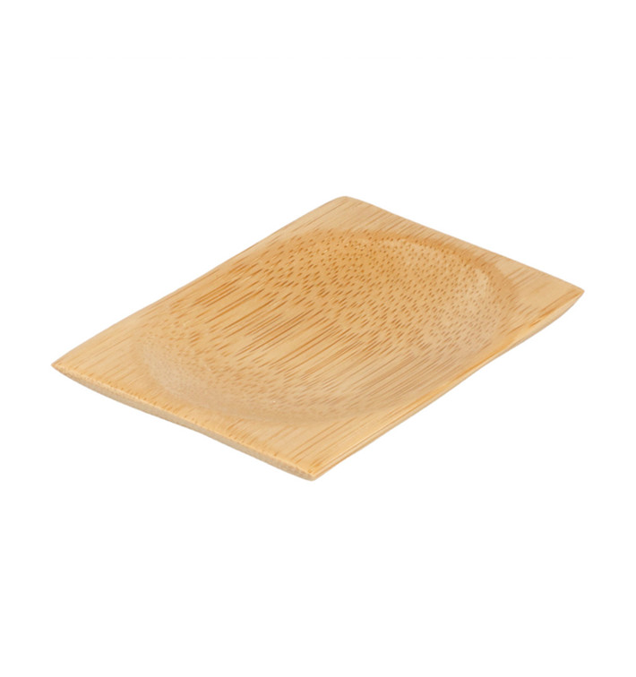 Plato Degustacion de Bambu 6x8cm (50 Uds) Plato Degustacion de Bambu 6x8cm (50 Uds)