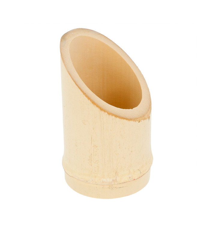 Vaso de Bambu Degustacion Truncado 5x9cm (10 Uds)