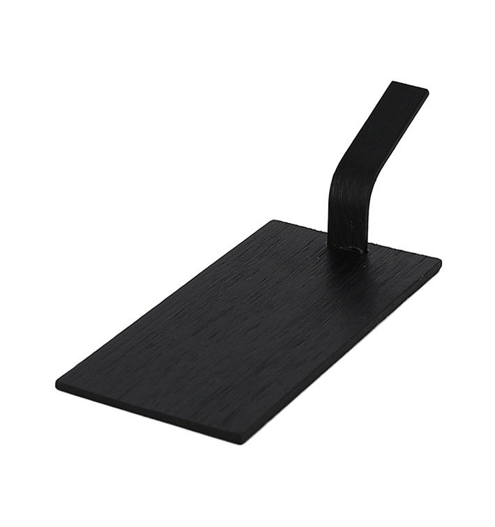 Mini Pala Bambú Negra Tapas 10x5 cm (100 Uds) Mini Pala Bambú Negra Tapas 10x5 cm (100 Uds)