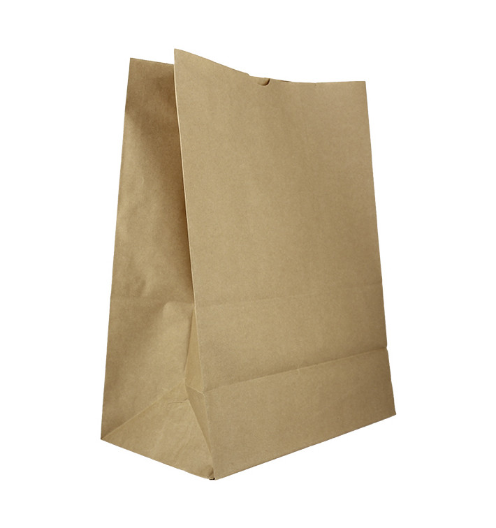 Bolsa de Papel Sin Asas Kraft 80g/m² 30+18x43cm (25 Uds) Bolsa de Papel Sin Asas Kraft 80g/m² 30+18x43cm (25 Uds)