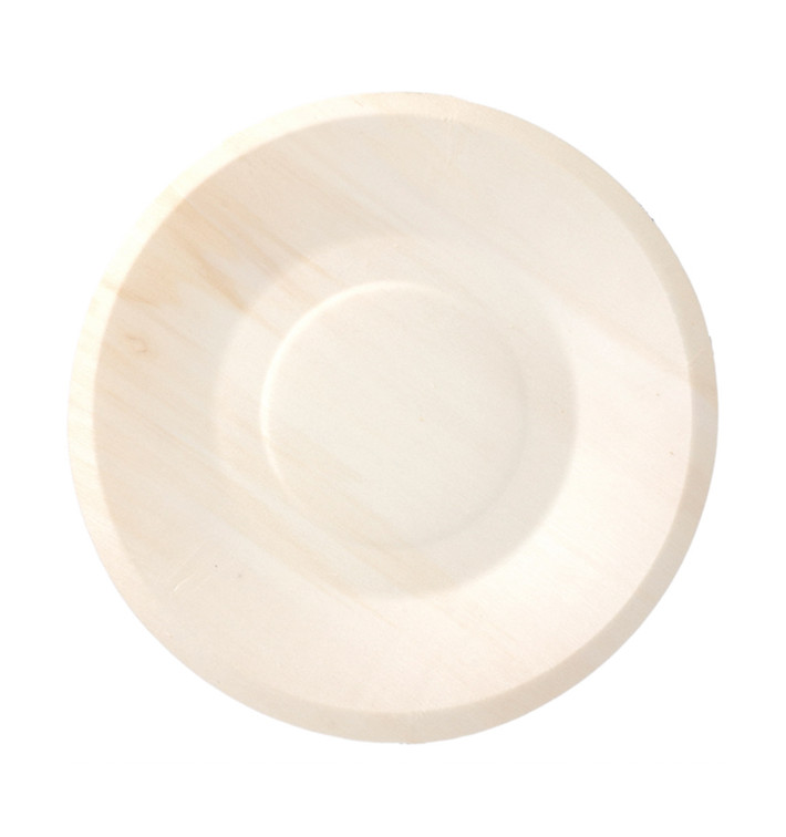 Plato de Madera Redondo Ø19cm (50 Uds) Plato de Madera Redondo Ø19cm (50 Uds)